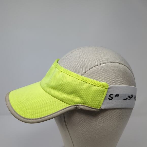 Headsweats Fitted Sun Visor Hat Green One Size Stretch Outdoor - Picture 3 of 10